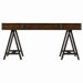Modern Craftsman Colony Floating Drawer Writing Desk