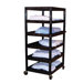 60" 6 Shelf Utility Cart
