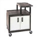Stand-Up Table for Large Overhead Projectors with Locking Cabinet