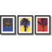 Bold Palm Framed Print by Robert Charles Dunahay (Set of 3)
