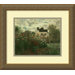 The Artist's Garden at Argenteuil by Claude Monet, Framed Print Art - 13.74" x 15.74"