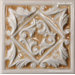 Cape Cod 6" x 6" Seashore Accent Tile in Antique Beige Crackle