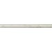 1" x 12" Polished Marble Cigaro Liner in Bianco Gioia