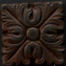 Renaissance 2" x 2" Torino Insert Tile in Rust Iron
