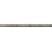 1" x 12" Tumbled Travertine Mini Cigaro in Silver