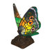 Tiffany Style Butterfly Accent Table Lamp with Thirteen Cabochons