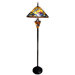 Tiffany Style Dragonfly Double Lit Floor Lamp