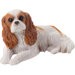 Small Size Cavalier King Charles Spaniel Sculpture in Ruby