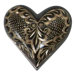 Black Radiance Heart Keepsake Urn