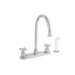 Sanibel Two Handle Centerset Kitchen Faucet with Spray
