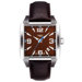 Quadrato Tissot Men's Watch with Brown Dial