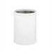 Bartender's Choice Fun Colors 10" Waste Basket in White