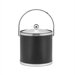 Sophisticates 3 Qt Ice Bucket with Lucite Cover in Black