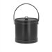 Stitched 3 Qt Ice Bucket with Stitched Handle in Black