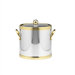 Americano 3 Qt Ice Bucket with Brass Band in Chrome