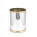 Mylar Round 10" Waste Basket in Polished Chrome