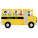 Ultimate School Bus Pre Cut Wall Mural