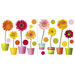 Euro Gerberas Window Decal