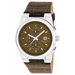 Men's Straps Round Chronograph Watch in Brown