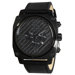 California Men's Watch with Black Band and Black Case