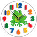 Happy Frog Children's Wall Clock