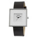 Hope Leather Square-Shaped Case Men's Watch with Dark Brown Band