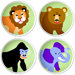 Wild Animals Knob Set