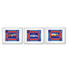 Heroes Print with White Frame (Set of 3)
