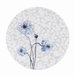 Watercolor Indigo Blue Salad/Luncheon Plate