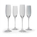 Tuscany Classics Crystal Champagne Flutes, Set of 4