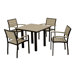 Euro 5 Piece Dining Set