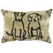 PB Paws & Co. Cotton Dog Friends Decorative Pillow