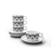 Ribbon Cup and Saucer Set