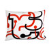 Red Letters Pillow