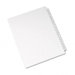 White Legal Index Dividers, 1 Set