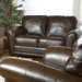 Mark Italian Leather Loveseat