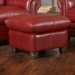 Weston Leather Ottoman