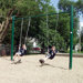 Single Post Swing Set