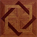 Vinyl Machine Wood Star Floor Tile (Set of 30)