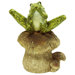 Frog Sitting on Mushroom Statue