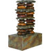 Eternity Stacked Stone Tabletop Fountain