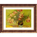 Vases de Fleurs (Vases of Flowers) Bronze Framed Print - Vincent van Gogh