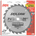Framing & Crosscutting Carbide Tipped Circular Saw Blade 7572