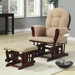 Poth Microfiber Glider and Ottoman