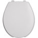 Round Commercial Open Front Solid Plastic Toilet Seat