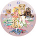 Story Time Round Clock