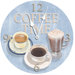 Coffee Time Round Clock