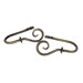 Modern Curl Holdback / Tieback in Antique Brass (Set of 2)