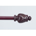 Classic Tulip Curtain Rod in Mahogany