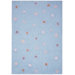 Carousel Blue Dots Kids Rug